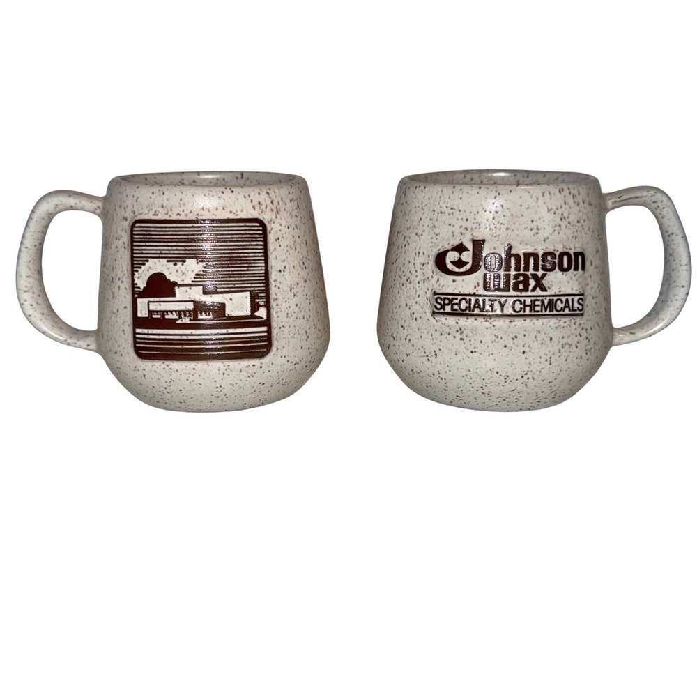 Vtg Onion River Pottery SC Johnson Seaford Delaware Manufacturing Facility Mugs